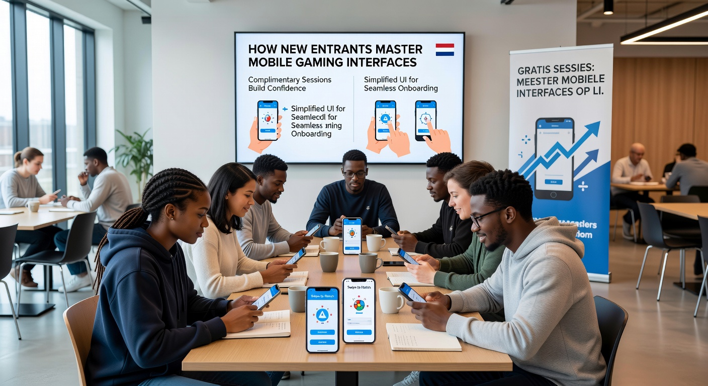 Spelers testen mobiele interfaces tijdens gratis demo's op Nederlandse online goksites