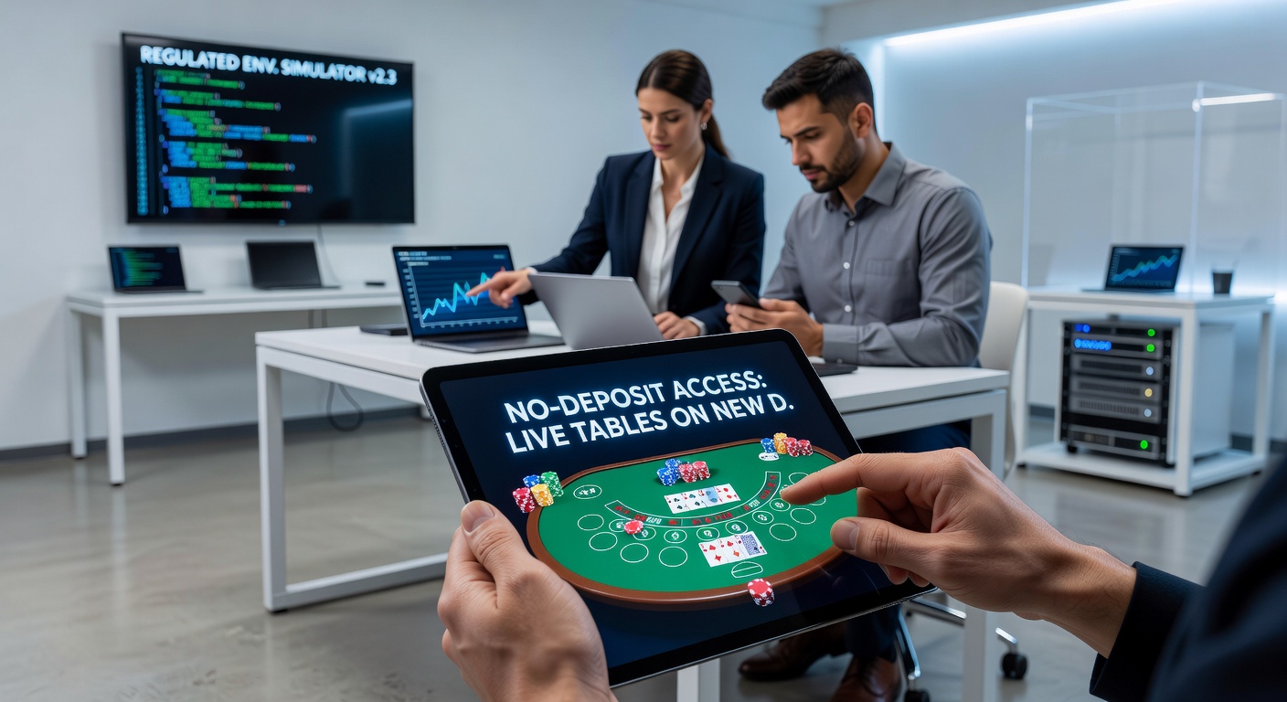 Gebruikers testen live tafels via mobiele casino apps zonder storting